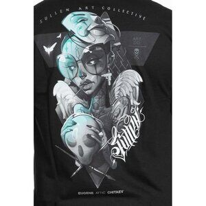 SULLEN 'Attic' Men Big & Tall XXL Short Sleeve Tattoo Art Premium Cotton T-Shirt